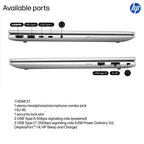 HP ProBook 4 G1iR Intel Core 5 120U Laptop 35.6 cm (14") WUXGA 16 GB DDR5-SDRAM 512 GB SSD Wi-Fi 6E (802.11ax) Windows 11 Pro Silver