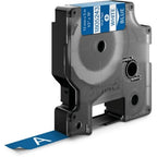 Dymo 1805243 Ribbon Vinyl white / blue 12mmx5,5m for Dymo Rhino 6-12mm/19mm/24mm