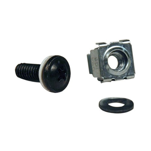 Tripp Lite SRCAGENUT5MM SmartRack Square Hole Hardware Kit with 50 M5 screws and washers