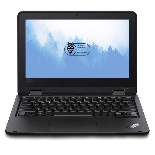 A2C Lenovo ThinkPad Yoga 11e Intel® Celeron® N N4100 Laptop 29.5 cm (11.6") Touchscreen HD 8 GB DDR4-SDRAM 128 GB SSD Wi-Fi 5 (802.11ac) Windows 11 Pro Black