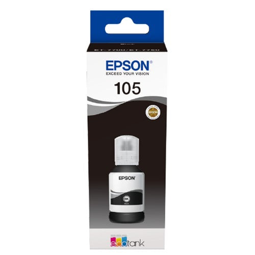 Epson C13T00Q140/105 Ink bottle black, 8K pages ISO/IEC 19752 140ml for Epson ET-7750