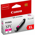 Canon 0333C001/CLI-571MXL Ink cartridge magenta high-capacity, 650 pages ISO/IEC 24711 400 Photos 11ml for Canon Pixma MG 5750/7750