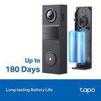 TP-Link Tapo D205 video intercom system 3 MP Black