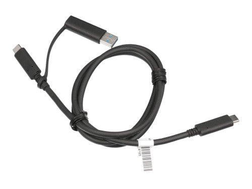 Lenovo 4X90U90618 USB cable USB 3.2 Gen 1 (3.1 Gen 1) 1 m USB A/USB C USB C Black