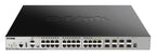 D-Link 24 Port PoE L3 Stackable Managed Gigabit Switch including 4 x 1000BaseT/SFP & 4 x 10GE SFP+