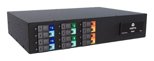 Vertiv PowerIT rack power distribution unit, 43.4kW, 3P+N+E (IP44) plug, TAA Compliance, RoHS, China RoHS, UL/CE dual listed