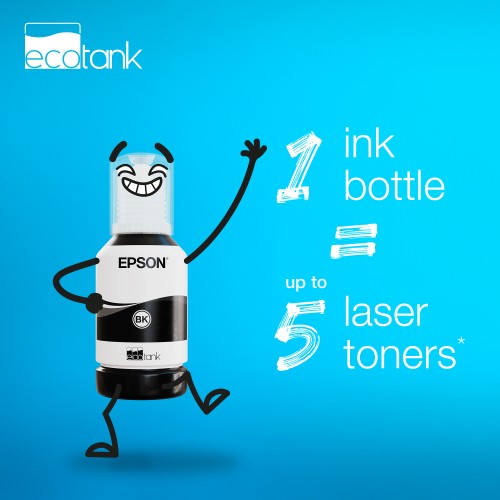 Epson C13T03M140/111 Ink bottle black high-capacity, 6K pages 120ml for Epson ET-M 1100