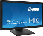 iiyama ProLite 22" Full HD 10pt touchscreen featuring IPS panel technology, touch through glass function and anti fingerprint coating
