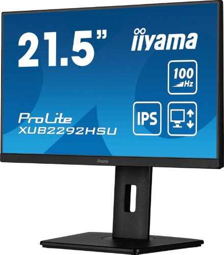 iiyama ProLite XUB2292HSU-B6 computer monitor 54.6 cm (21.5") 1920 x 1080 pixels Full HD LED Black