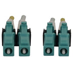 Tripp Lite N820X-05M-OM4 400G Multimode 50/125 OM4 Switchable Fiber Optic Cable (Duplex LC-PC M/M), LSZH, Aqua, 5 m (16.4 ft.)