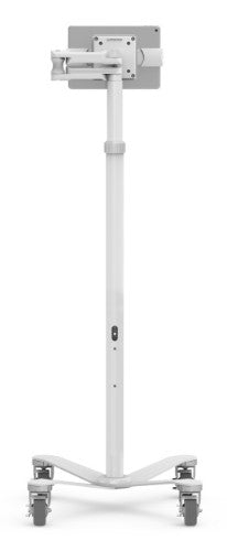 Compulocks Universal Tablet Cling Medical Rolling Cart Extended White