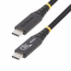 StarTech.com 3ft (1m) USB4 Cable 40Gbps, 240W (5A) Power Delivery, 8K 120Hz / 4K 240Hz DP Alt Mode, USB-IF Certified USB-C Cable - Thunderbolt Compatible