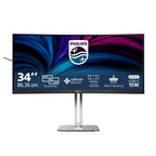 Philips 5000 series 34B2U5900C/00 computer monitor 86.4 cm (34") 5120 x 2160 pixels WUHD LCD Grey