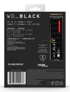 SanDisk Black WD_BLACK™ SN8100 NVMe™ SSD POWERED BY 4 TB, [With Heatsink]