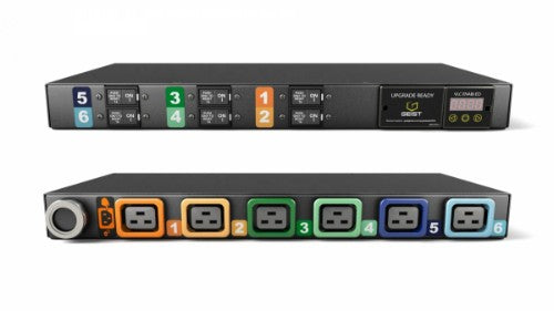 Vertiv MG01D1R1-06L193-3PS56B2H10-S power distribution unit (PDU) 6 AC outlet(s) 1U Black