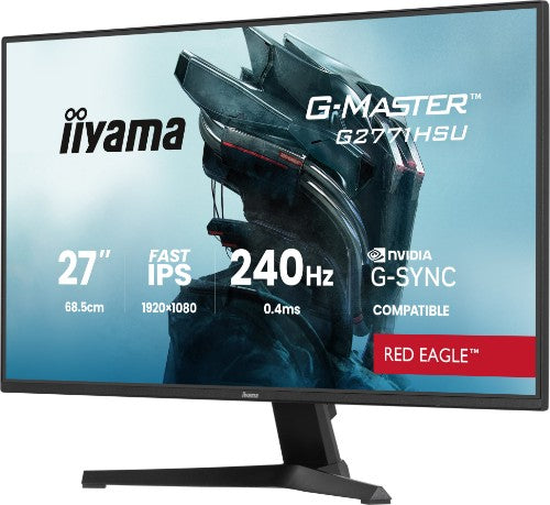 iiyama G-MASTER Join the pro squad with the 27" Red Eagle, built for pure speed with a 240Hz refresh rate