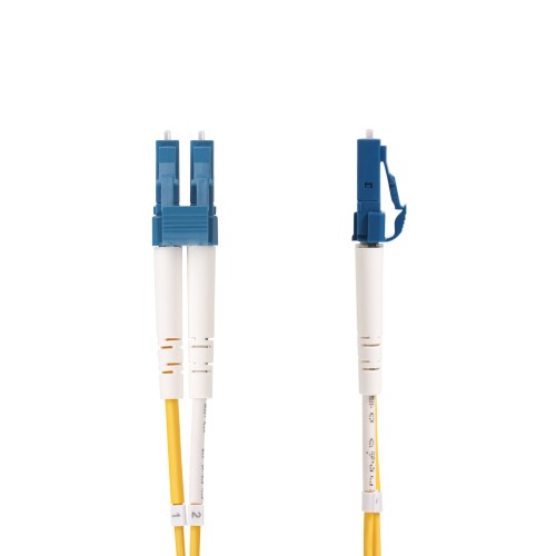 StarTech.com 5m (16.4ft) LC to SC (UPC) OS2 Single Mode Duplex Fiber Optic Cable, 9/125µm, 100G, Bend Insensitive, Low Insertion Loss - LSZH Fiber Jumper Cord