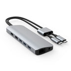 HYPER HD392-SILVER laptop dock/port replicator USB 3.2 Gen 1 (3.1 Gen 1) Type-C