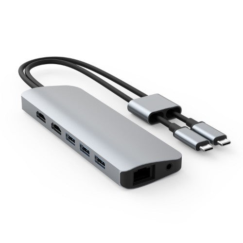 HYPER HD392-SILVER laptop dock/port replicator USB 3.2 Gen 1 (3.1 Gen 1) Type-C