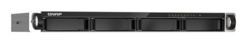 QNAP TS-435XeU NAS Rack (1U) Marvell CN9131 4 GB DDR4 16 TB HDD QNAP QTS Black, Grey