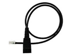 Jabra QD cord, straight, mod plug