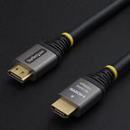 StarTech.com 25ft (7.6m) Premium Certified High Speed HDMI Cable, 4K 60Hz/1440p 144Hz, HDMI 2.0 Cable with HDR10/ARC, 18Gbps, 4K HDMI Cord for Monitor/TV/Display, High-Flex TPE Jacket