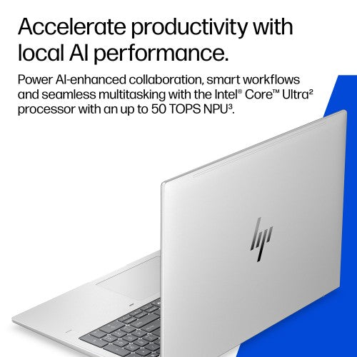 HP EliteBook 6 G2i 16 inch Notebook Next Gen AI PC Intel Core Ultra 7 Laptop 40.6 cm (16") WUXGA 16 GB DDR5-SDRAM 512 GB SSD Wi-Fi 7 (802.11be) Windows 11 Pro Silver
