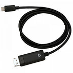 V7 V7USBCDP14-1M video cable adapter DisplayPort USB Type-C Black