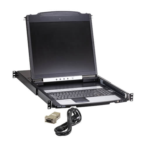 Eaton B064C-16-1X1-IP KVM switch Rack mounting Black