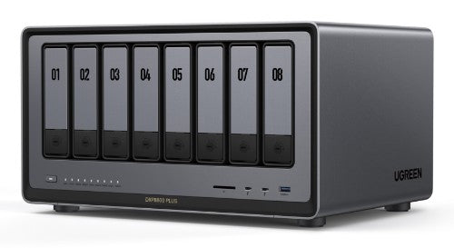 Ugreen NASync DXP8800 Plus NAS Desktop Intel® Core™ i5 i5-1235U 8 GB DDR5 0 TB UGOS Pro Black