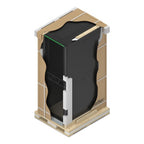 APC NetShelter SX, Server Rack Enclosure Gen 2, Shock Packaging, 2500 lbs, Black, 42U x 750W x 1200D