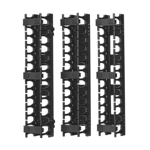 Tripp Lite SRCABLEVRT3 SmartRack 3-in. (7.62 cm) Wide High Capacity Vertical Cable Manager - Double finger duct