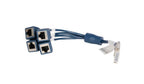 HPE Networking Comware X260 Mini D-28 to 4-RJ45 0.3m Router Cable
