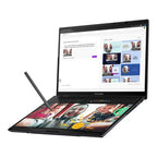ASUS Zenbook Duo UX8406CA-PZ134W Intel Core Ultra 9 285H Hybrid (2-in-1) 35.6 cm (14") Touchscreen 3K 32 GB LPDDR5x-SDRAM 2 TB SSD Wi-Fi 7 (802.11be) Windows 11 Home Grey