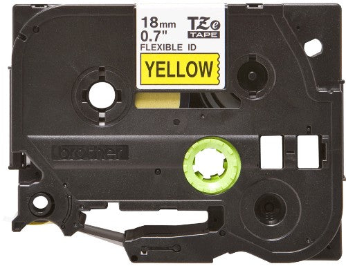 Brother TZE-FX641 DirectLabel black on yellow Laminat 18mm x 8m for Brother P-Touch TZ 3.5-18mm/36mm/6-18mm/6-24mm/6-36mm