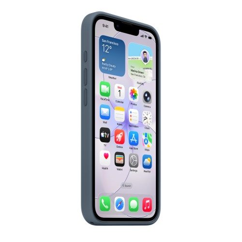 Apple iPhone 17e Silicone Case with MagSafe – Anchor Blue