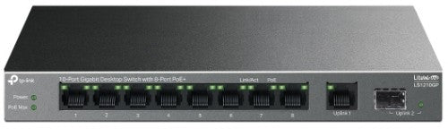 TP-Link LiteWave 10-Port Gigabit Desktop Switch with 8-Port PoE+