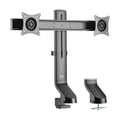 Tripp Lite DDR1727DC Dual-Display Monitor Arm with Desk Clamp and Grommet - Height Adjustable, 17” to 27” Monitors