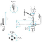 StarTech.com Desk-Mount Tablet Arm - Articulating - For iPad or Android - TAA