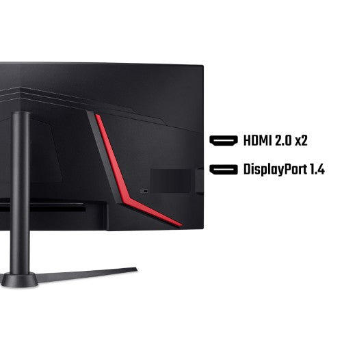 Acer NITRO XZ0 Nitro XZ340CUJ0 curved ultra-wide gaming monitor - 34", 21:9, 1500R curve, UltraWide Quad HD, 120Hz, 1ms, AdaptiveSync, HDR 10, HDMI & DP