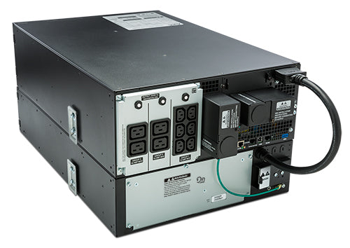APC Smart-UPS On-Line, 6kVA/6kW, Rackmount 4U, 230V, 6x C13+4x C19 IEC outlets, Network Card, Extended runtime, W/ rail kit, 6-year warranty