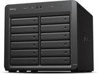 Synology DX1222 storage drive enclosure HDD/SSD enclosure Black 2.5/3.5"