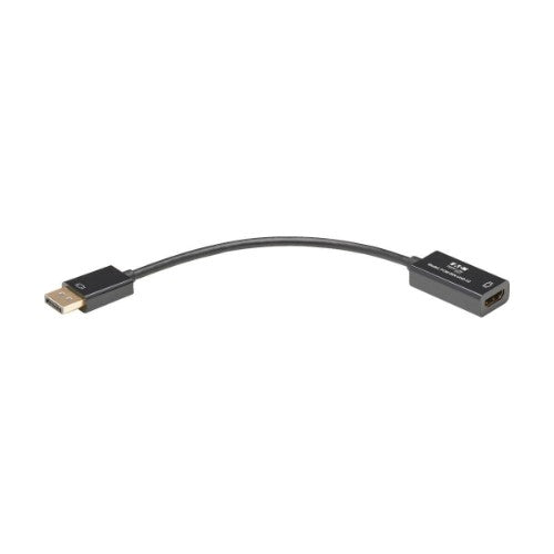 Tripp Lite P136-06N-UHD-V2 DisplayPort to HDMI 4K Active Adapter Video Converter, DP Ver 1.2, HDCP, 4K 30Hz (M/F), 6-in. (15.24 cm)
