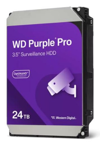 Western Digital Purple Pro WD241PURP internal hard drive 24 TB 7200 RPM 512 MB 3.5" Serial ATA
