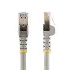 StarTech.com 5m CAT6a Ethernet Cable - 10 Gigabit Shielded Snagless RJ45 100W PoE Patch Cord - 10GbE STP Network Cable w/Strain Relief - Grey Individually Tested/Wiring is UL Certified/TIA