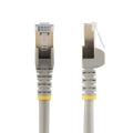 StarTech.com 7m CAT6a Ethernet Cable - 10 Gigabit Shielded Snagless RJ45 100W PoE Patch Cord - 10GbE STP Network Cable w/Strain Relief - Grey Individually Tested/Wiring is UL Certified/TIA