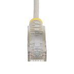StarTech.com 1m Gray Slim CAT6 Cable, 10 Pack, Snagless, 100W PoE, UTP, LSZH, 28AWG Pure Bare Copper Wire, Slim RJ45 Network Patch Cord w/Strain Reliefs, Individually Tested