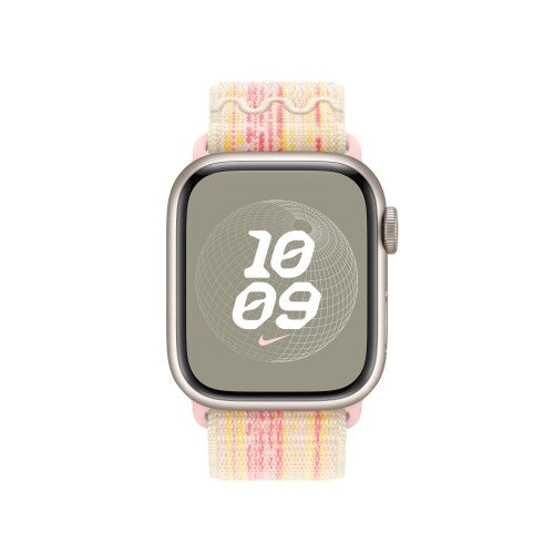 Apple 41mm Starlight/Pink Nike Sport Loop