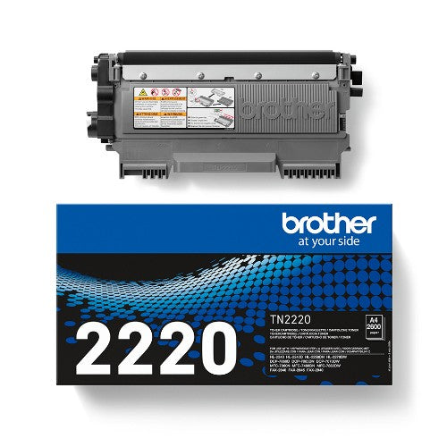 Brother TN-2220 Toner-kit, 2.6K pages ISO/IEC 19752 for Brother Fax 2840/HL-2240