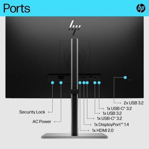 HP E-Series E27k G5 4K USB-C Monitor